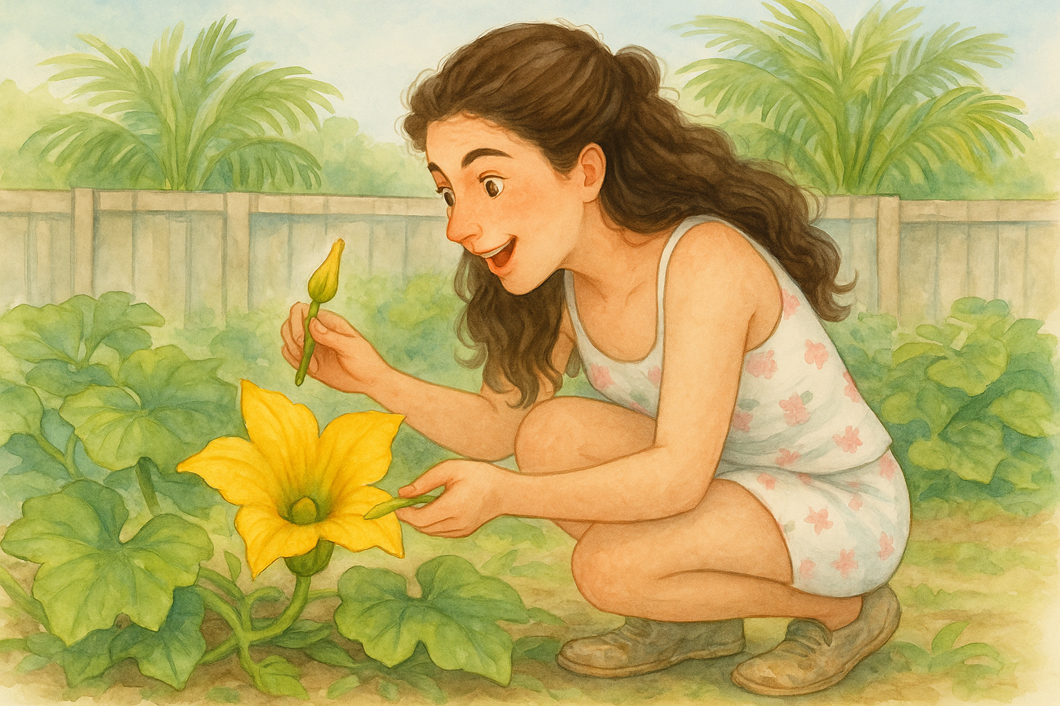 How to Hand-Pollinate A Pumpkin: Tales From the Pellegrino Table Garden
